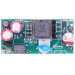 REF5AR4770AG3W1TOBO1, Средства разработки интегральных схем (ИС) управления питанием 3W flyback IoT off-line isolated power supply reference board using 5th generation fixed frequency CoolSET (ICE5AR4770AG)