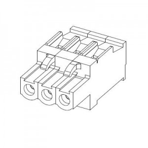 2213935-3, Съемные клеммные колодки SMT TB PERP PLUG RET, 5.0MM, 3 POS
