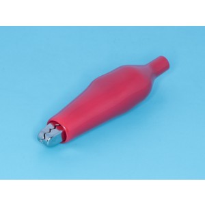 ITA-62R, Зажим изолированный 62мм тип 'aligator', красный