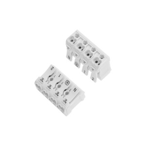 Клемма пружинная соединительная КСП 4-полюсная 07-6216