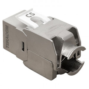 Модуль Keystone TERACOM CS Cat.6 экранированный STP 110 IDC 180 градусов самозажимной (Toolless) TRCS-KSTN-T180D-6STP