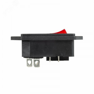 Сетевой разъем на корпус вилка тип C14 с выключателем, Разъем питания серии AC, вилка 3-х полюсная, фланцевое крепление, 6А 250В, с клавишным выключателем с подсветкой