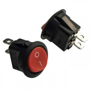 KCD1-101-8-C3-R/2P ON-OFF, Клавишный переключатель KCD1-101-8-C3-R/2P ,ON-OFF