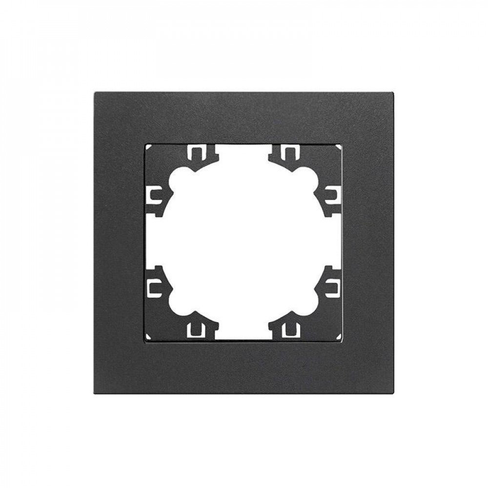 Изображение товара Рамка 1-м Афина графит A0053-Gr для интерьеров