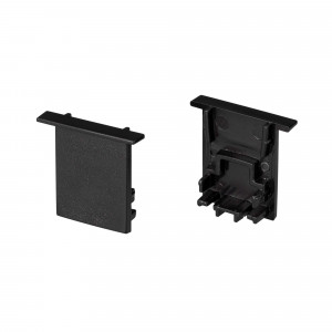Заглушка SL-COMFORT-1722-F BLACK глухая 031779, Пара заглушек (без отверстия) для профиля SL-COMFORT-1722-F. В комплекте 2 заглушки. Цена за комплект.