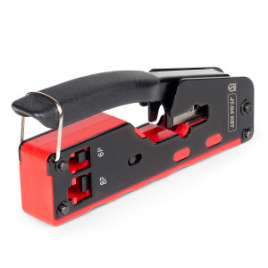 JT-04, Клещи для обжима разъемов 8Р8С (RJ-45), 6Р6С (RJ-12), 6P4C (RJ-11), 6Р2С, встроенные модули