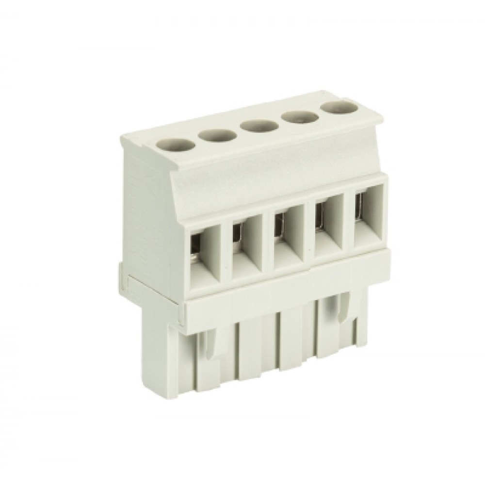 Изображение товара Розетка Wiecon 8113 B / 5 VR OB прямой на кабель 5 полюсов серый