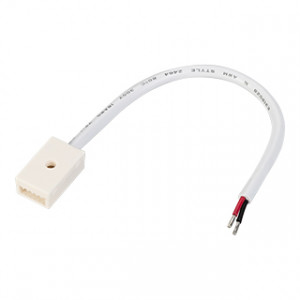 Коннектор FAST-MONO-8mm-X1-PS 025321, Коннектор для подключения герметичных светодиодных лент с шириной платы 8мм серии RTW 2-5000PS-50m и RTW 2-5000PS. Длина провода 200мм.