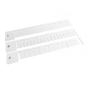 Маркировка (в кассетах) UAB 5/12-5, Кассета с маркировочными шильдиками, для клемм сечением 2,5 мм.кв., 100 шильдиков, нанесенные символы: чистая, цвет: белый