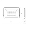 Прожектор LED Qplus 50W IP65 6500К черный 1/24 613511350
