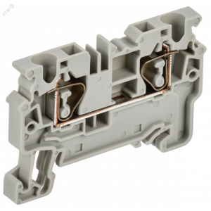 ARMAFIX Клемма пружинная CX4 4мм2 проходная серая IEK AF-CT40-00-K03-004