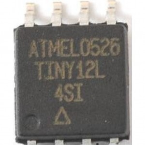 ATTINY12L-4SU, Микроконтроллер AVR 1K-Флэш-память/ 32-ОЗУ/ 64-ЭППЗУ   электропитание 2.7-5.5 В