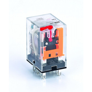 Dekraft Промежуточное реле 2 конт. с LED инд. и TEST функ. 5А 230В AC ПР-102