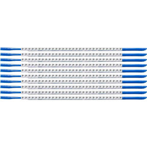 brd133025, SCN-07-P клипсы белые, 300шт/упак, для провода 1,9-2,4мм диаметра, легенда P