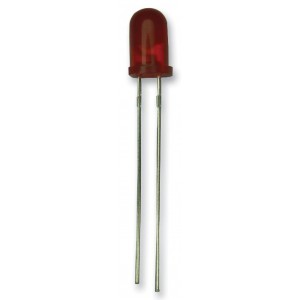 L-53ID-5V, Светодиод 5мм/красный/625нм/8-25мкд/60°/встроенный резистор/5V