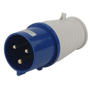 Вилка переносная 023 2Р+РЕ 32А 220В IP44 (10/60/1440) Б0032852