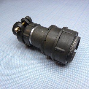 2РМТ27КПН24Ш1В1В, Соединитель  цилиндрический низкочастотный негерметичный