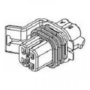 12176897, Автомобильные разъемы 4P FM LT GRY CON ASY 150 SERIES 14 AMPS