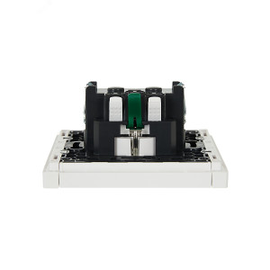 Розетка СП FORTE&PIANO FP214 16А с заземл. без защ. шторок безвинт. крепл. бел. IEK FP-R11-16-1-K01