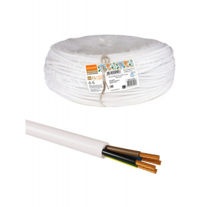 Провод ПВСмб 4х4 (100м), белый Народный SQ0118-0937