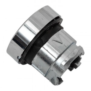 Исполнительный механизм кнопки XB4 черный плоский возвратный без фиксации, стрелка IP65 EKF XB4BA-2156C-65