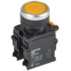 Кнопка d=22мм 1NO+1NC ж-лтая MASTER MI-BT60-11-3-22-K05