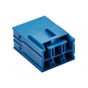 203438-2601, Проводные клеммы и зажимы CP-6.5 Plug Hsg DR PA66 GW Blue 6Ckt