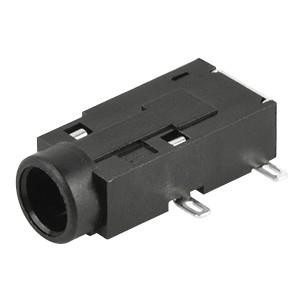 SJ2-35853A-SMT-TR, Телефонные разъемы 3.5mm Narrow Ftprint 3 conductor 0 switch