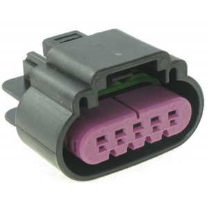 13520906, Автомобильные разъемы 5P FM BLK CONN ASSY GT 150 SERIES 15AMPS