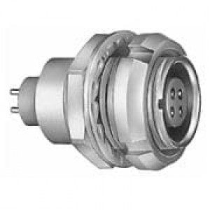 ECG.1B.310.CLN, Цилиндрические защелкивающиеся разъемы FIXED RECEPTACLE