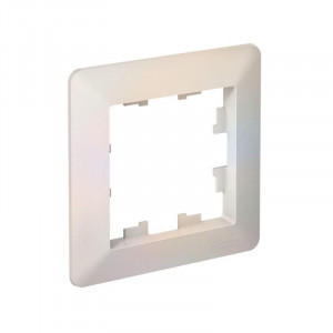 ATLASDESIGN AIR 1-постовая РАМКА, ЖЕМЧУГ/дымчатый белый ATN220401