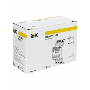 Таймер цифровой ТЭ15 16А 230В на DIN-рейку IEK MTA10-16