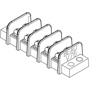 38760-0306, Клеммные колодки с изолирующими перегородками CB BTS STD 6 ASY