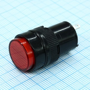 RWE-510-R 220V, Лампа индикаторная светодиодная 220В D16, красная