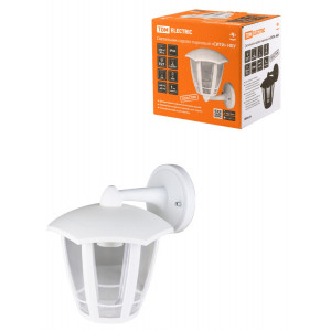 Светильник садово-парковый "СИТИ" НБУ 07-60-004 У1 6-ти гранник настенный вниз белый SQ0330-1317