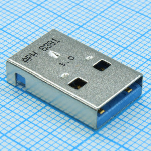 GSB316441CEU, USB-коннектор USB 3.0 тип A угловой