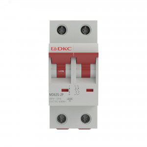 Выключатель автоматический двухполюсный 1А D MD63S-2PD6 4,5кА MD63S-2PD1