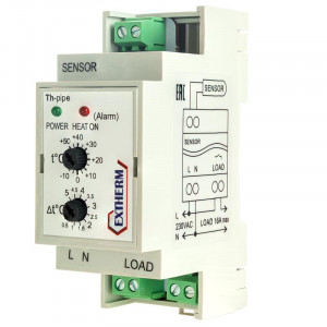 Термостат для управления системой электрообогрева на трубопроводах/резервуарах с настраиваемым гистерезисом Th-pipe EXTHERM Th-pipe