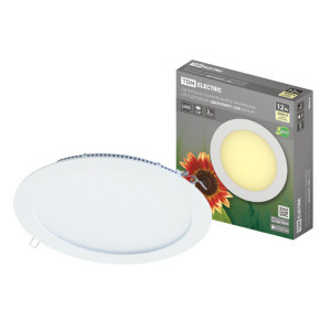 Светильник ультратонкий встраиваемый светодиодный "Даунлайт" СВО (белый) 12 Вт 3000К SQ0329-0012