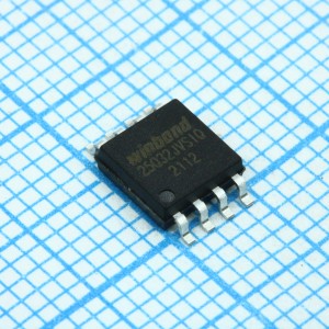 W25Q32JVSSIQ/TRAY, Флэш-память сдвоенная/счетверенная шина SPI 32М-бит электропитание 3В