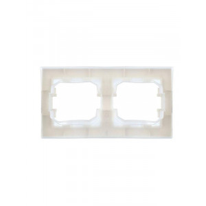 Рамка 2-м IP44 BRITE РУ-2-БрБ-44 бел. BR-M22-44-K01
