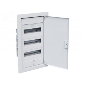 Щит распределительный встраиваемый с пластиковой белой дверцей, на 36 модулей, OptiBox Pro 36-VNR-IP40 379804