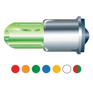 MF200-NFB28H, Светодиодные лампы - Светодиоды с цоколем T1 3/4 LED Wide Angle 28V