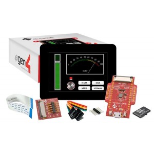 SK-gen4-35DCT-CLB-AR, Средства разработки визуального вывода Starter Kit for gen4-uLCD-35DCT-CLB-AR with 4D Arduino Adaptor Shield-II, 4D-UPA , 4GB Industrial microSD Card, 150 mm FFC Cable, 5-way female-to-female ribbon cable with male-to-male adaptor