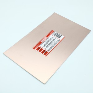 Стеклотекстолит 1-ст 150х250х1.5 35мкм, односторонний фольгированный