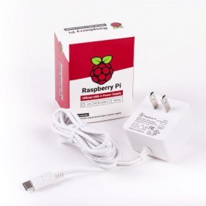 106990291, Принадлежности Seeed Studio  Raspberry Pi Official Power Supply 15.3W USB-C with 1.5M Cable - US Plug 5.1V 3A White