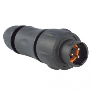 UTS1JC103S, Стандартный цилиндрический соединитель 3P Sckt Recept Sz 10 Cable Mnt Backshell