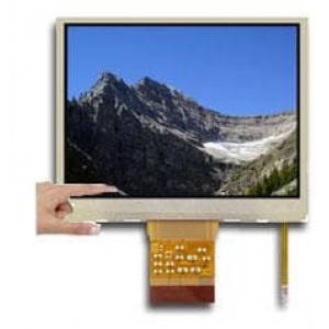 T-55343GD035JU-LW-AEN, Тонкопленочные дисплеи и принадлежности 3.5'' QVGA Touch COG Transm.
