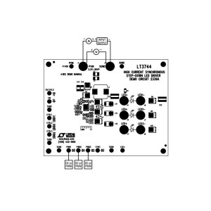 DC2339A, Средства разработки схем светодиодного освещения  LT3744A Demo Board - Triple LED Driver w