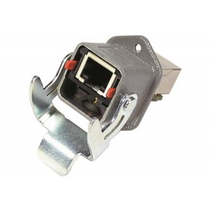 09452151100, Модульные соединители / соединители Ethernet IP67 DATA 3A PANEL FEED THRU STRT METAL